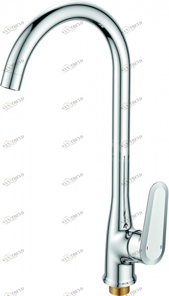 Смеситель для кухни Rush Devon DE7535-22 высокий хром 11523115
