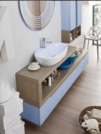 IN10 INDICE Комплект мебели для ванной комнаты 190 см ARDECO Ardeco S. R. L 42808 - Вид №1