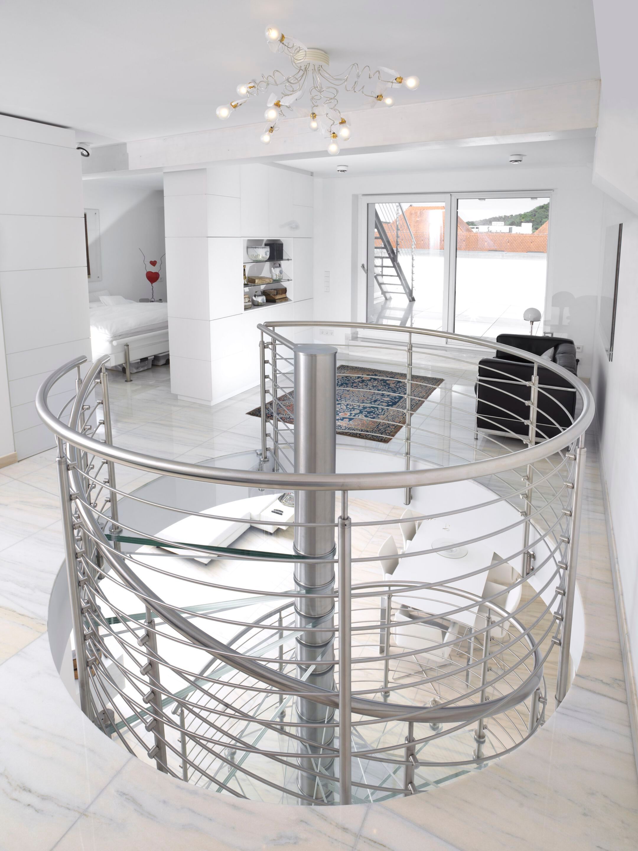 Винтовая лестница из стали и стекла Siller Treppen SCIRIA CLARITY ARCH-00046841 - Вид №5