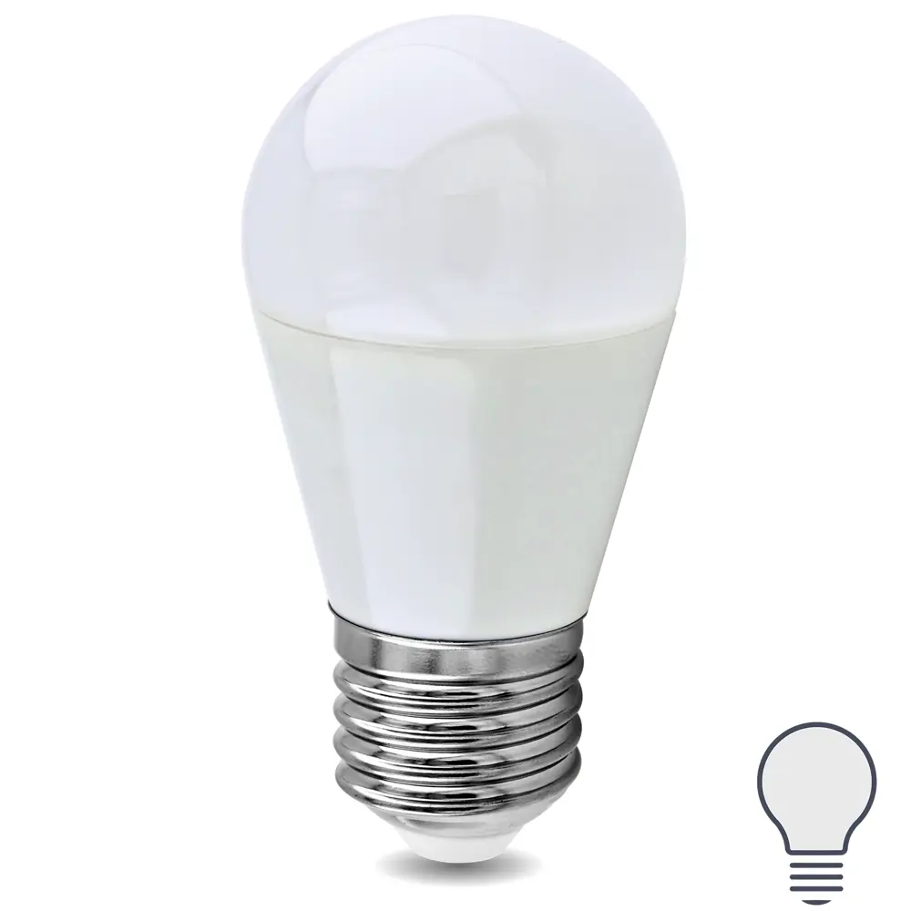 Santreyd LED лампа E27 шар 10Вт нейтральный белый свет 82991522 STLM-0907169