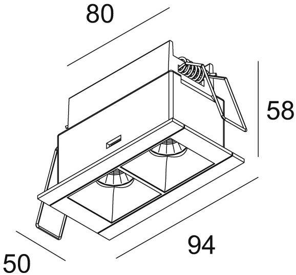 Delta Light Многофункциональный встраиваемый светодиодный светильник Dot.com sun-id-1438144 - Вид №13