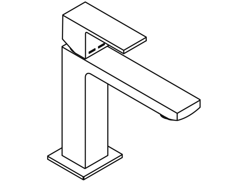 AQ1.12M10740 Однорычажный смеситель для раковины HEWI System-Armaturen  - Вид №3