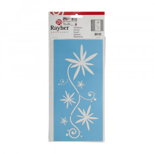 3825500 Трафарет 15 x 30 см СК ветка с цветами Rayher