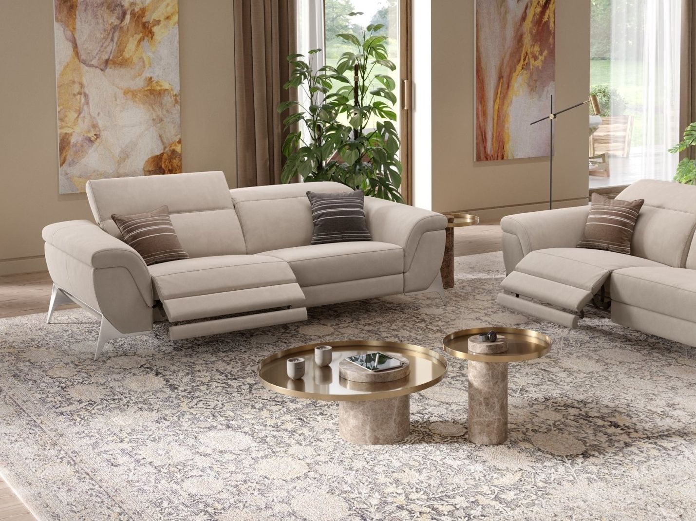 2-местный тканевый диван Sofanella Arina ARCH-00094578 - Вид №3