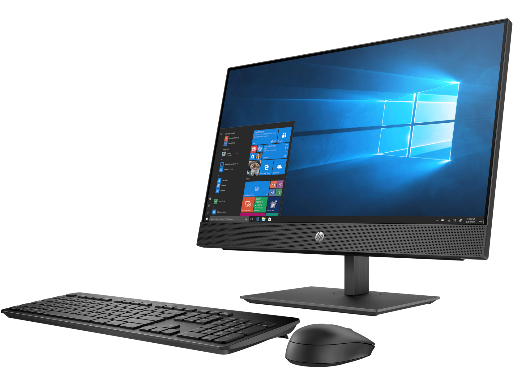 7PG48EA#ACB proone 440 g5 aio 23.8"(1920x1080 ips)/intel core i7 9700t(2ghz)/8192mb/256pcissdgb/dvdrw/wifi/war 1y/w10pro + displayport , adjust stand HP Santreyd  - Вид №1