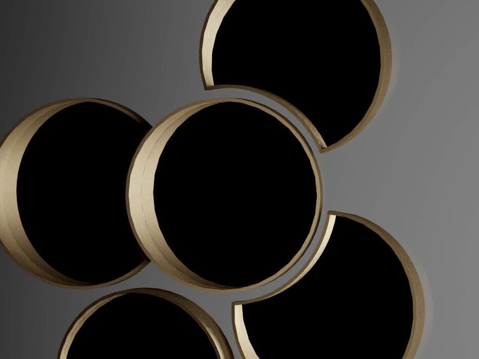 Настенное зеркало с круглой рамой CASA +39 ENCORE Италия ARCH-00098793