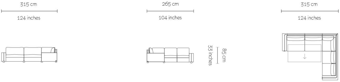 MORADA Угловой диван в ткани Gonna Gonna sec - Вид №5