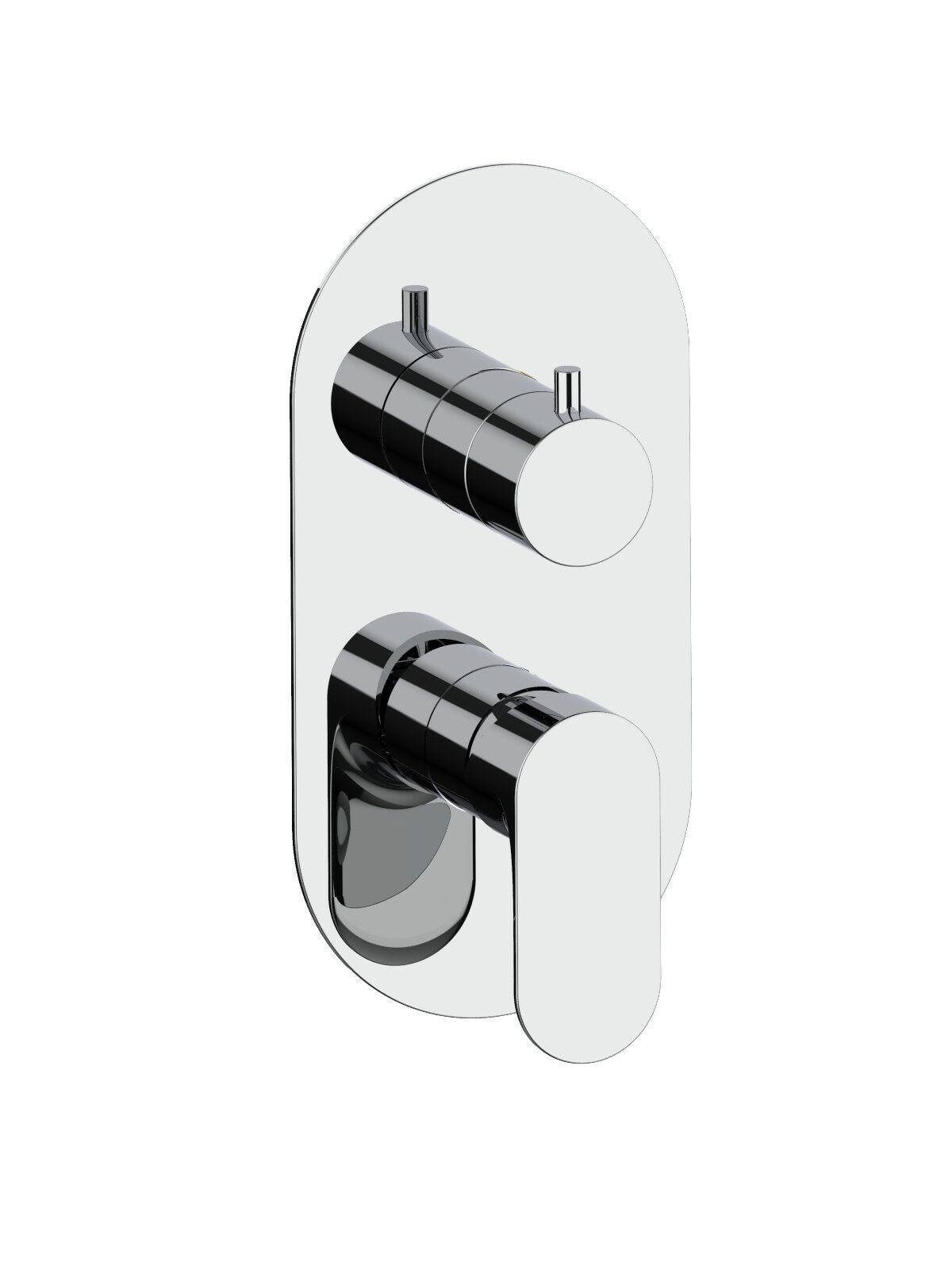 Однорычажный встраиваемый смеситель для душа с переключателем Rubinetterie Frattini Lea ARCH-00040442 - Вид №7