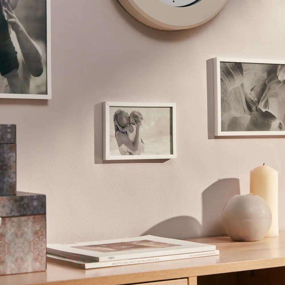 Рамка Inspire Lila 10x15 см пластик цвет белый STLM-2022691 - Вид №4