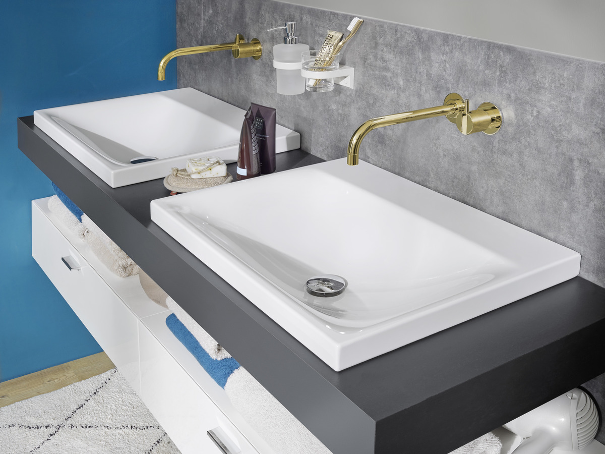 Умывальник KALDEWEI Сталь эмалированная 3041 258 альпийский белый матовый 30413319258 - Вид №3