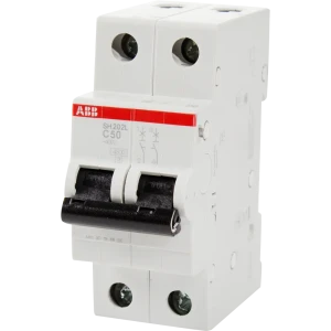 Автоматический выключатель ABB SH202L 1P CN 50 А 4.5 кА 2CDS242001R0504 12486570 STLM-2139144