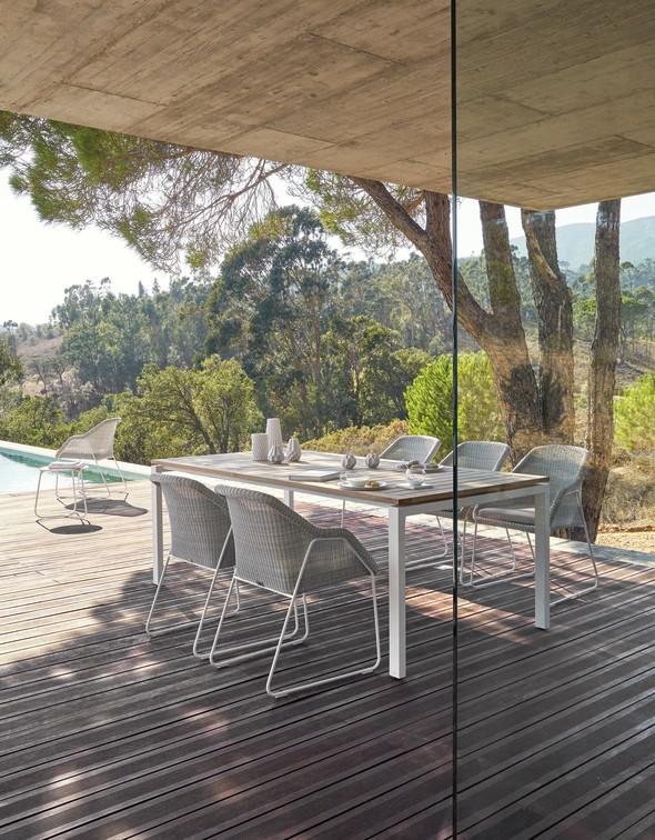 Стул лава шнур 2мм орешник Manutti Mood MNST630 - Вид №6