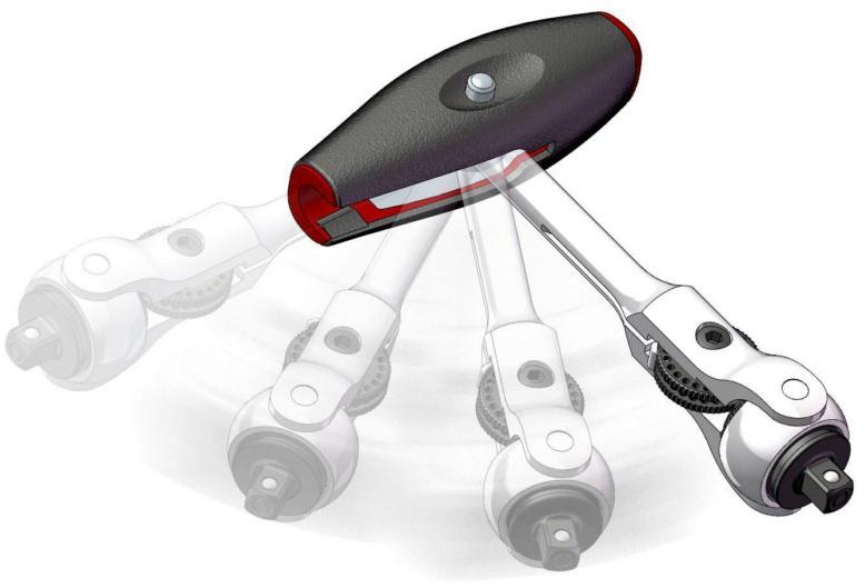 Würth Трещотка с шаровой головкой 1/4 Chiavi a cricchetto 071201405 - Вид №1