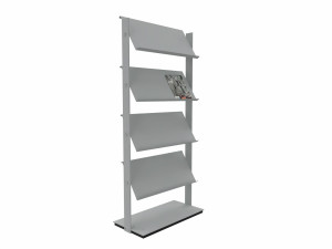 Стальная стойка для журналов с порошковым покрытием