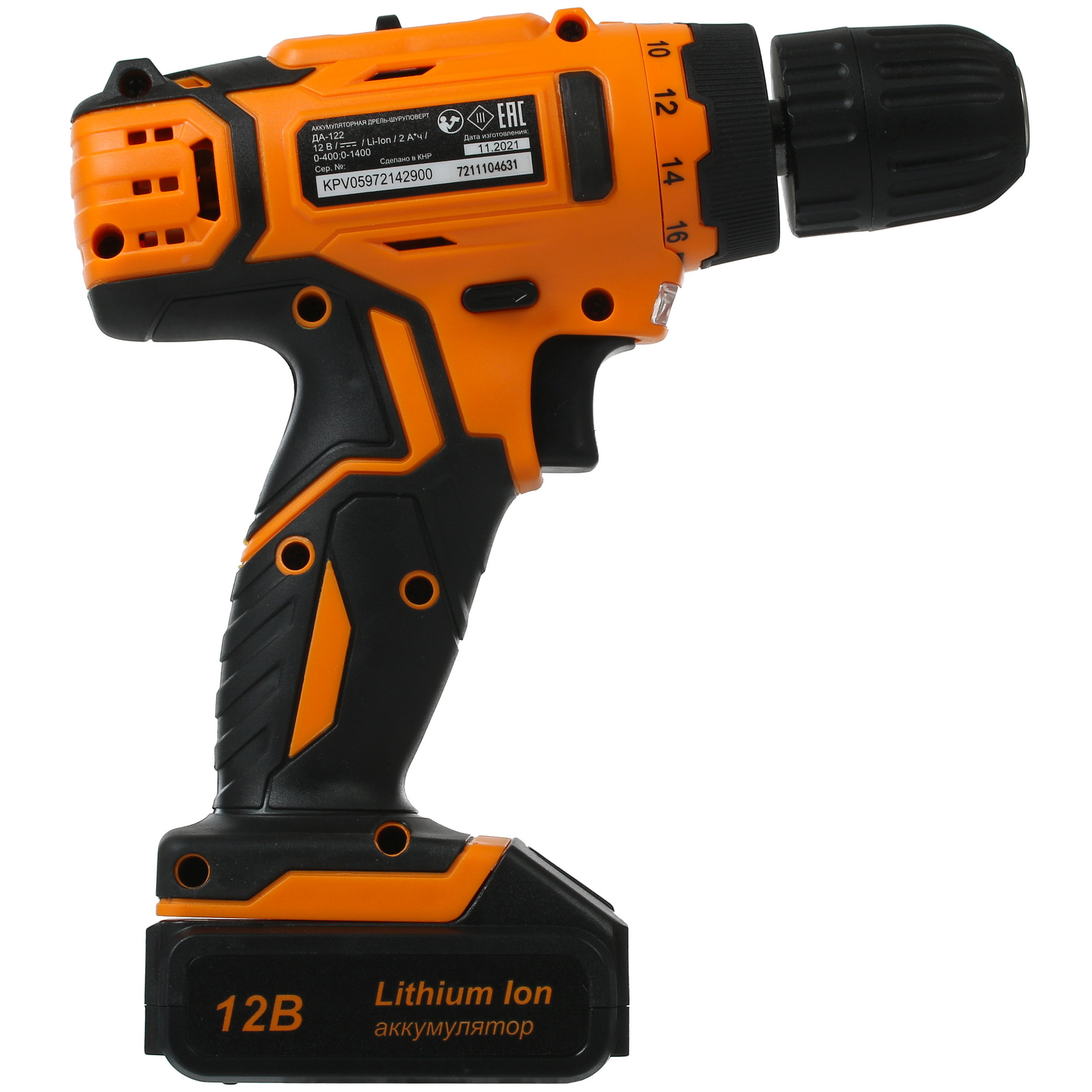 Дрель-шуруповерт Вихрь ДА-122 5365392 STDN-0022655 - Вид №1