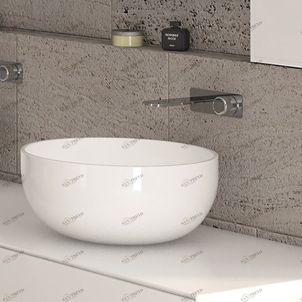 SHBA40 Накладная раковина на столешницу  овальная Ceramica Cielo 