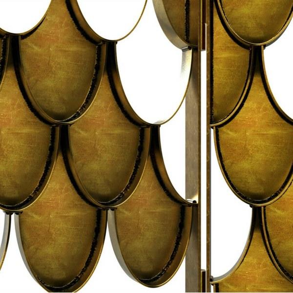 BRABBU Латунный экран Koi sun-id-1500266 - Вид №4