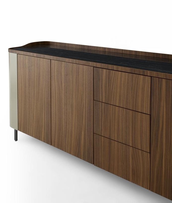 Ligne Roset Комод из фанеры с распашными дверцами с ящиками Postmoderne 00vhab1n - Вид №2