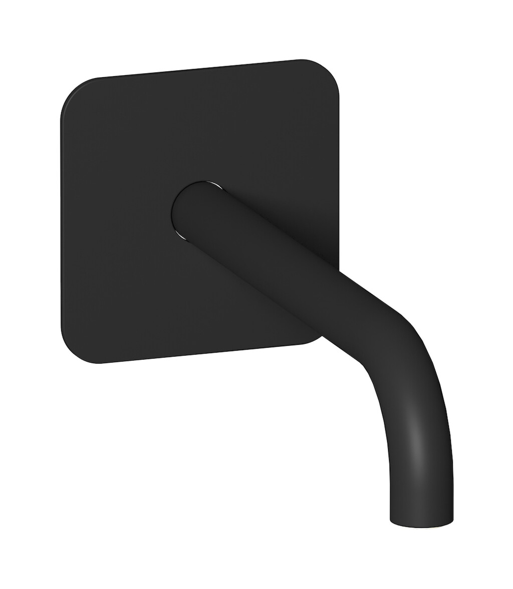 Настенный излив для ванны WE ARE IB rx327np_22 Matt Black Reflex