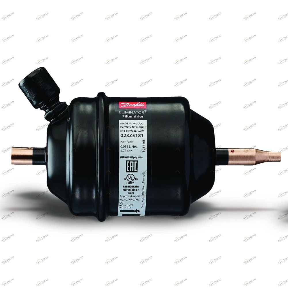 DANFOSS 023Z5001 - Герметичный фильтр-осушитель, DCL 