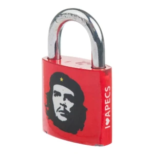 Замок навесной Apecs PD-23-32-R&B Che, чугун/сталь