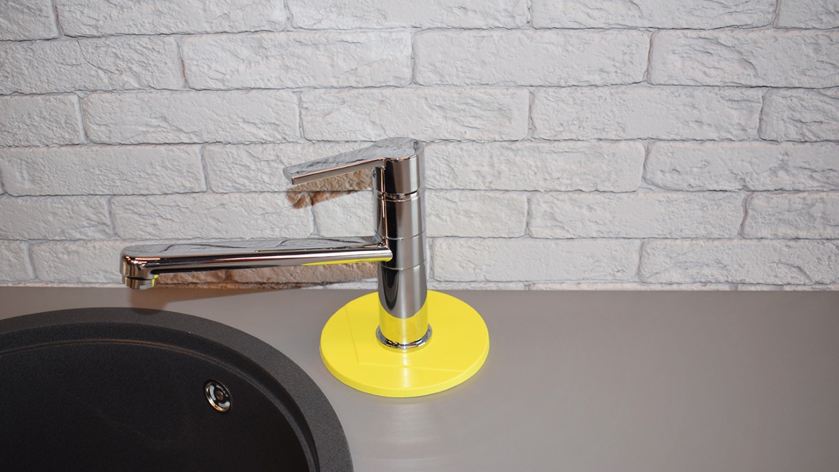 Подставка под смеситель Circle черная KIT KRAKEN  - Вид №9