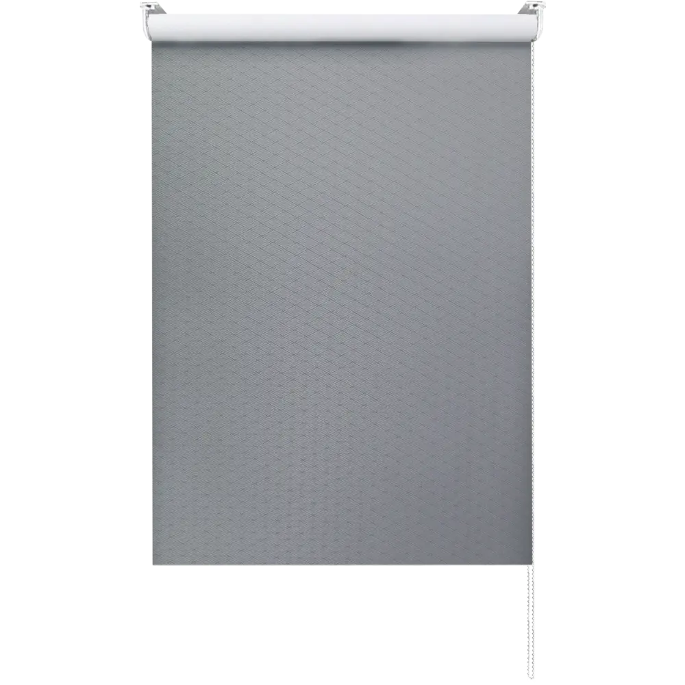 Штора рулонная блэкаут Ромб 100x160 см серая 83815407 STLM-2079751 ЭСКАР 