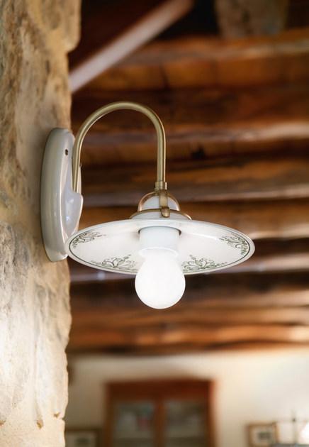 Aldo Bernardi Настенный светильник из керамики с фиксированным кронштейном Tesa sun-id-1442582 - Вид №1