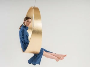 Iwona Kosicka Design Подвесное кресло сусальное золото