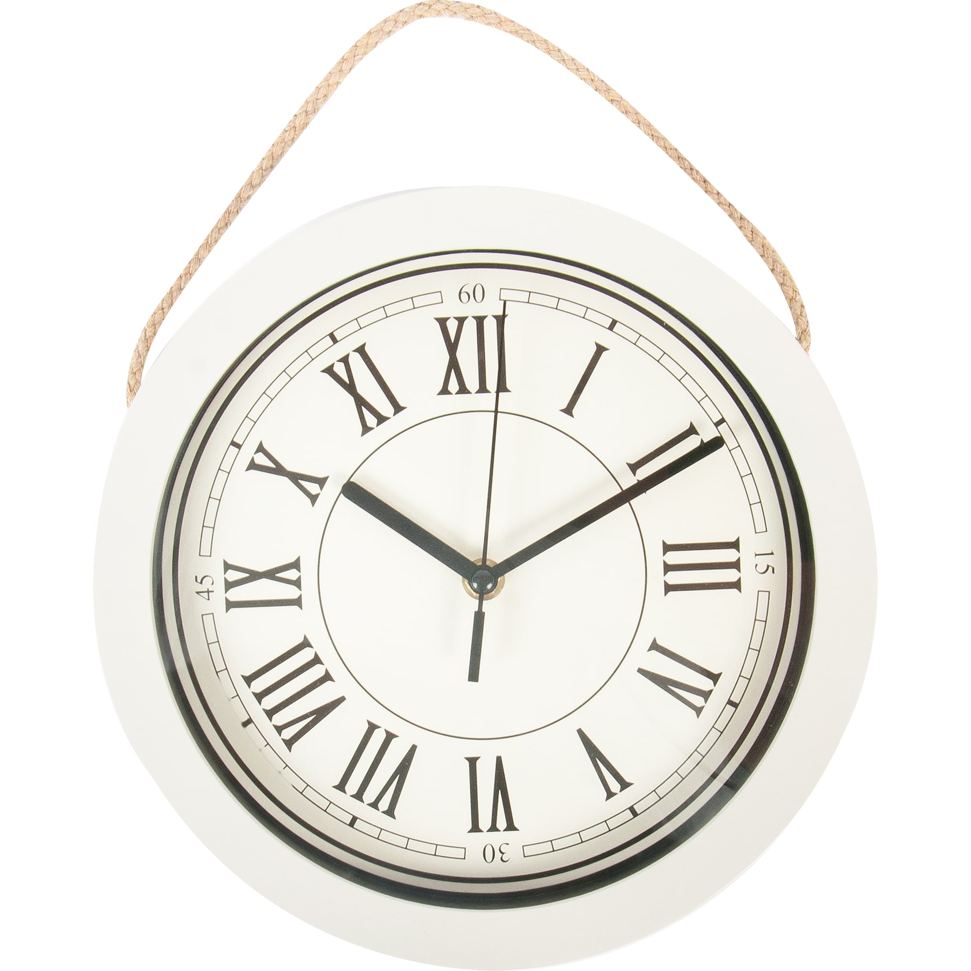 18868959 Часы настенные на веревке цвет бежевый диаметр 25 см Santreyd 
