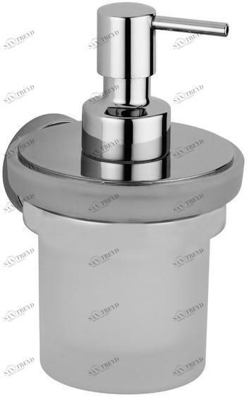 RUBINETTERIE STELLA Настенный дозатор мыла из матового стекла Sirius D020