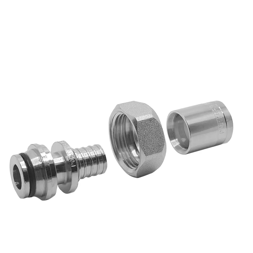 Переходник РОСТЕРМ 16-G3/4" евроконус с гильзой для систем водоснабжения 89376047 STLM-1464372