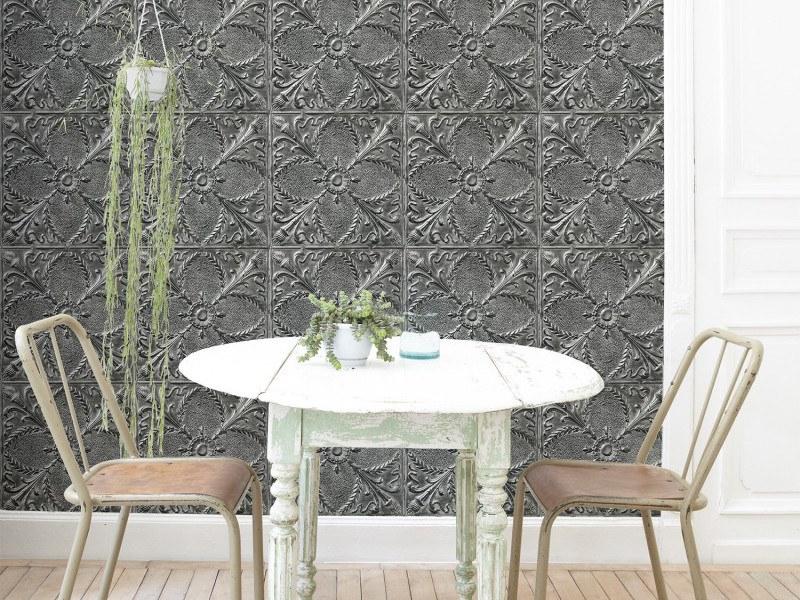 Koziel Моющиеся виниловые обои Tin tiles Ppv005d--x24  - Вид №2