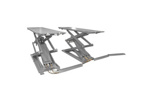 15912459 Ножничный подъемник короткий г/п 3000 кг. напольный KRW3FS/220 KraftWell