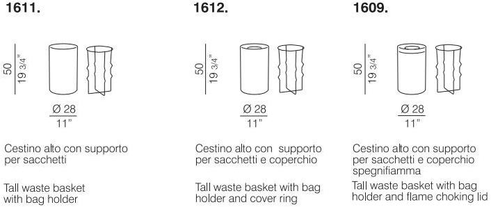 REXITE Контейнер для макулатуры из нержавеющей стали Nox sun-id-1472276 - Вид №5