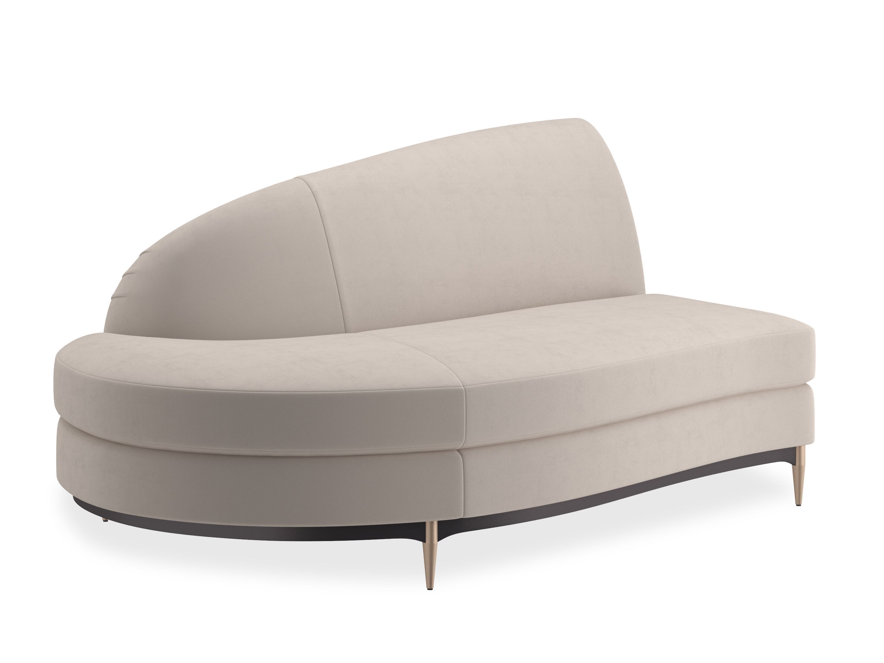 2-местный бархатный изогнутый диван Caracole Three'S Company Laf ARCH-00040578 - Вид №24