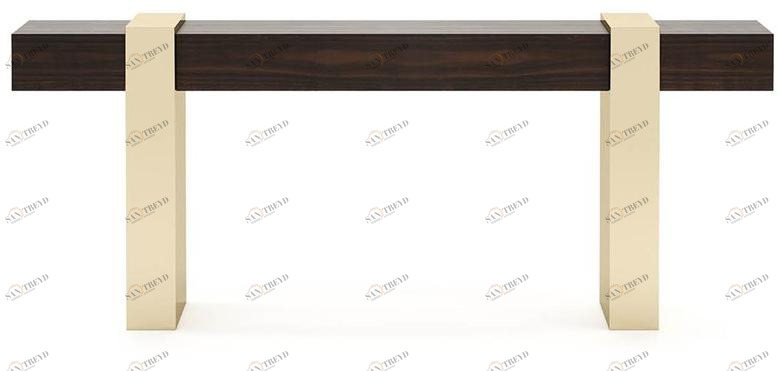 Laskasas Консоль из стали и дерева с ящиками sun-id-1394529