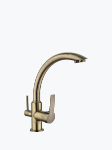 687530 Смеситель кухонный Tolero Valencia Bronze Polygran