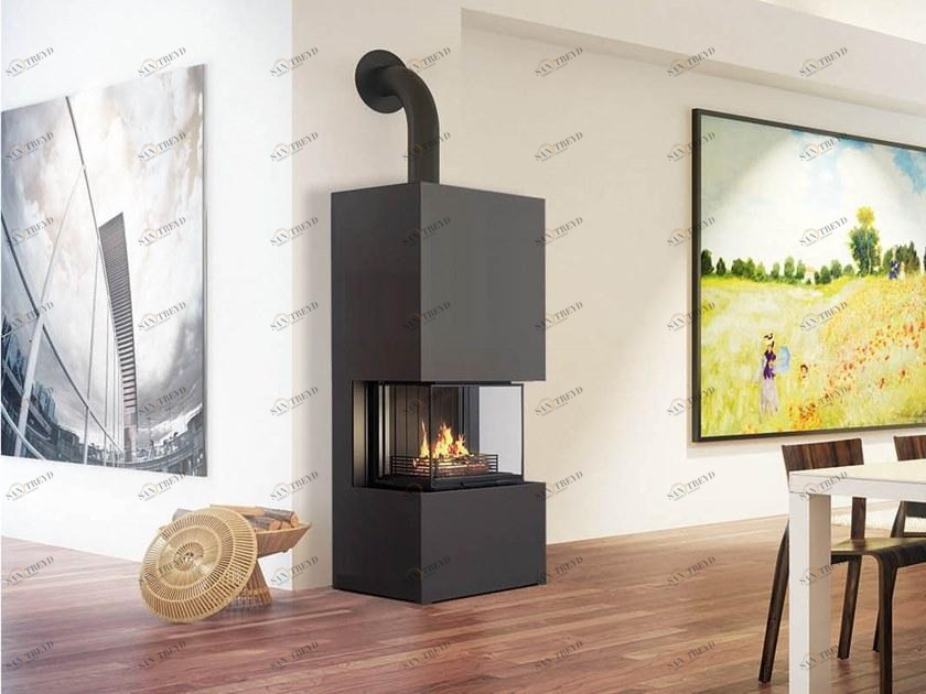 RÜEGG Дровяной трехсторонний камин из стали Fina line sun-id-1478678