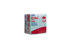 18846450 Протирочный материал WypAll X80 Plus сложенные в 1/4, зеленый 19154 Kimberly-Clark