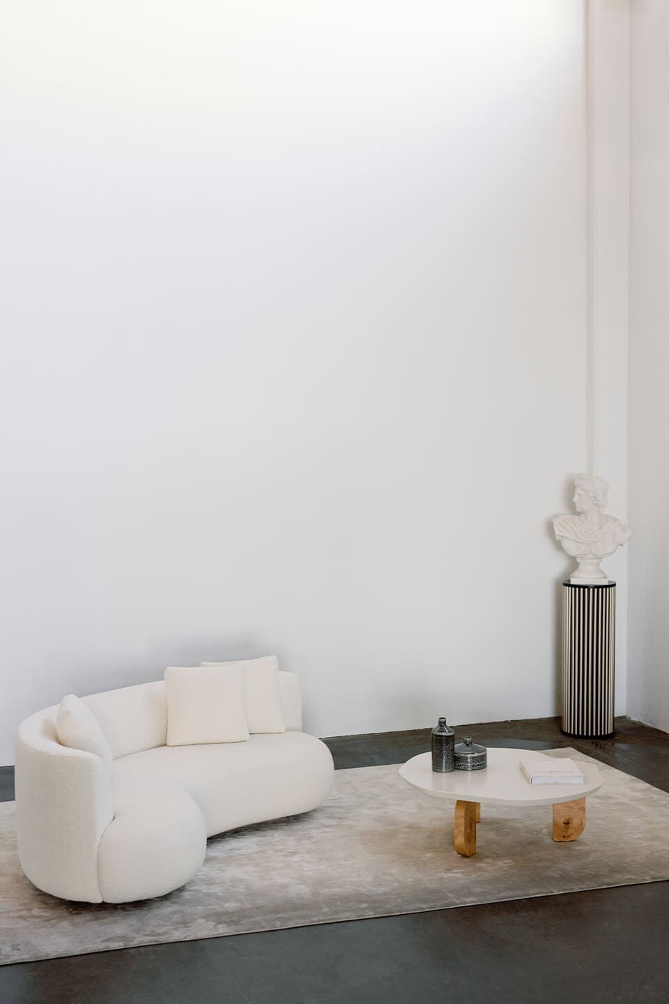 Изогнутый диван из ткани Greenapple Близнецы ARCH-00128236 - Вид №10