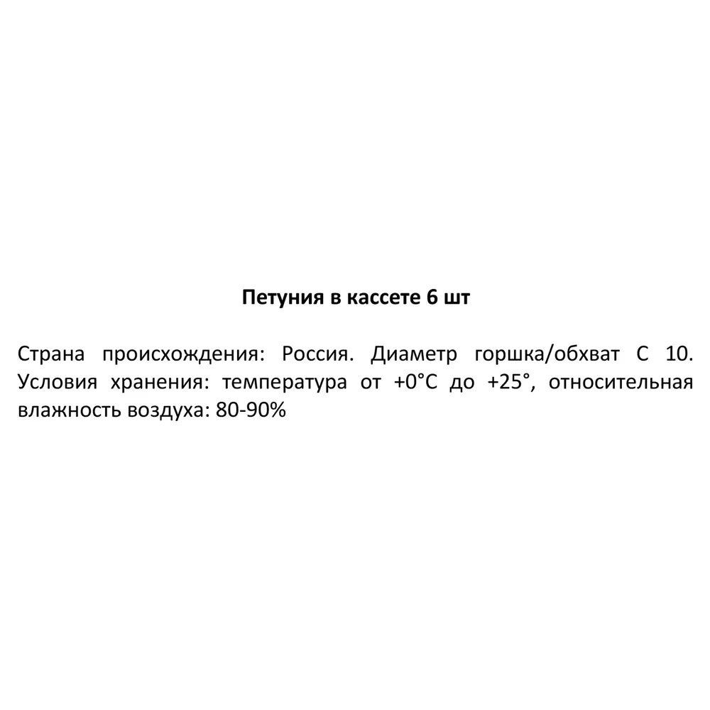 Петуния в кассетах, 6 шт. 82229839 STLM-2004860 Santreyd  - Вид №3