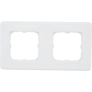 Рамка для розеток и выключателей Legrand Cariva 2 поста, цвет белый 12919380 STLM-2063199