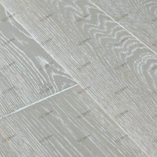 Инженерная доска GreenLine Power Валенсия Дуб Натур с брашью (Текстурированная) 400-1800х145 мм 1300400036