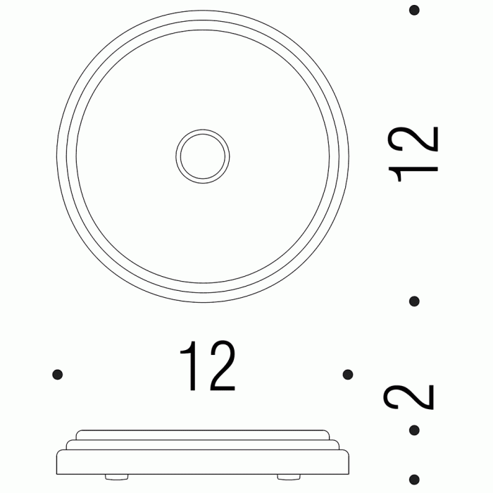 B3340 Мыльница настольная (хром) COLOMBO HERMITAGE Colombo Design - Вид №3
