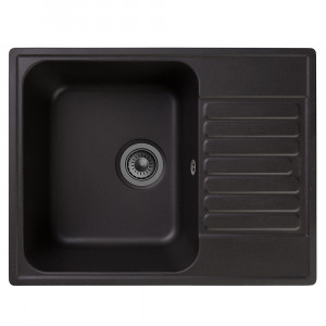 RQ89 антрацит Мойка для кухни RQ89 прямоугольная с крылом, цвет антрацит Raiber