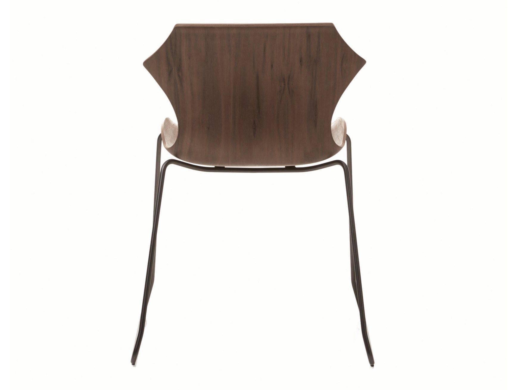 Штабелируемый стул из стали и дерева BassamFellows Лепесток ARCH-00152038 - Вид №4