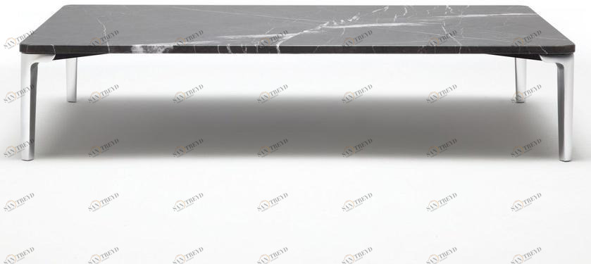 Rolf Benz Низкий прямоугольный журнальный столик из камня для гостиной sun-id-1413788
