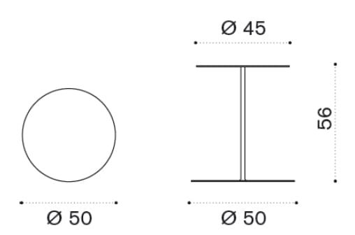 Круглый металлический садовый журнальный столик Ethimo TENDER ARCH-00087140 - Вид №4