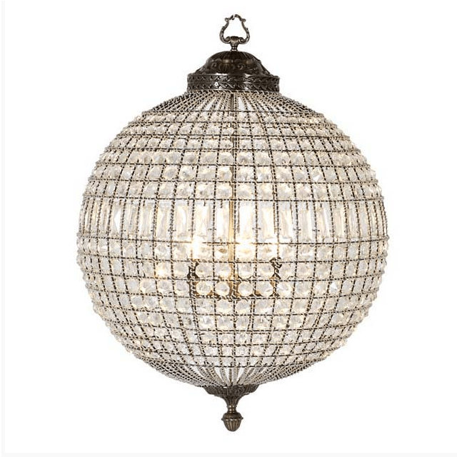 Люстра Kasbah L от Eichholtz бронзовая 104925 EICHHOLTZ ДИЗАЙНЕРСКИЕ, EICHHOLTZ, ШАР 061576 Бронза  - Вид №1